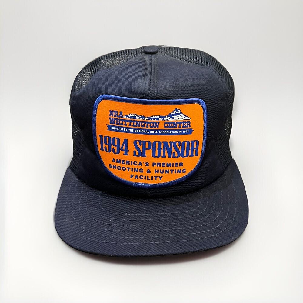 Vintage NRA Whittington Center Rifle America’s Premier Shooting Trucker Hat Cap